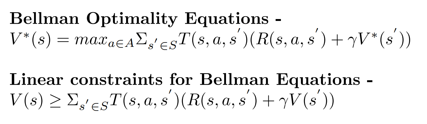 Bellman Equations